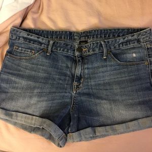 Mossimo denim cuffed shorts